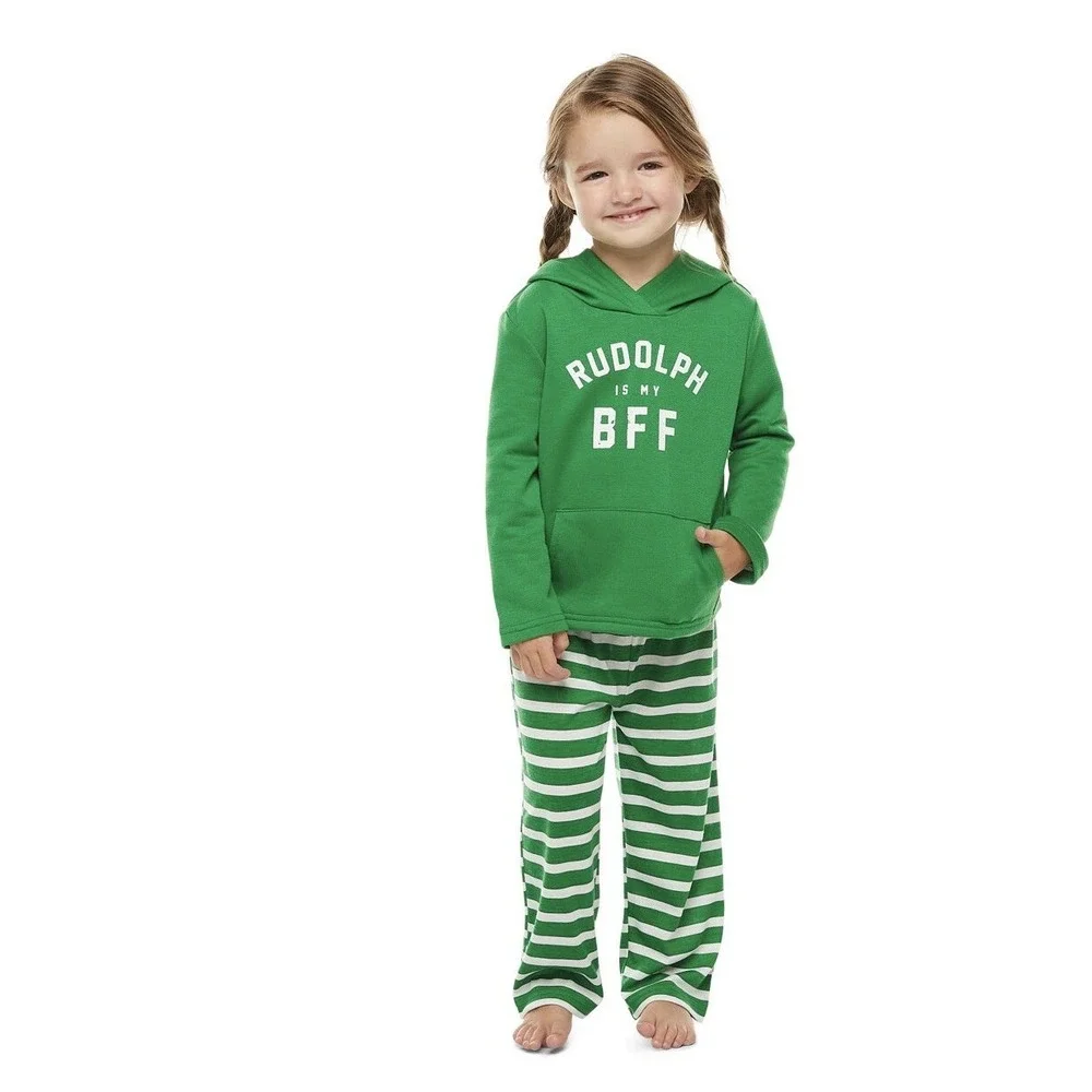 Toddler Size 3t Lounge Christmas Holiday Pajama Set 